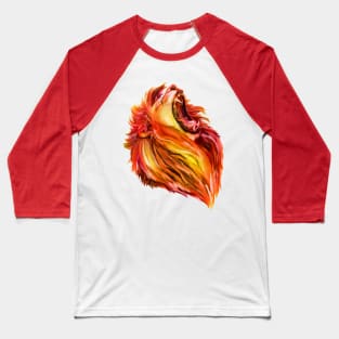 Leo Zodiac Fire Sun Lion Baseball T-Shirt